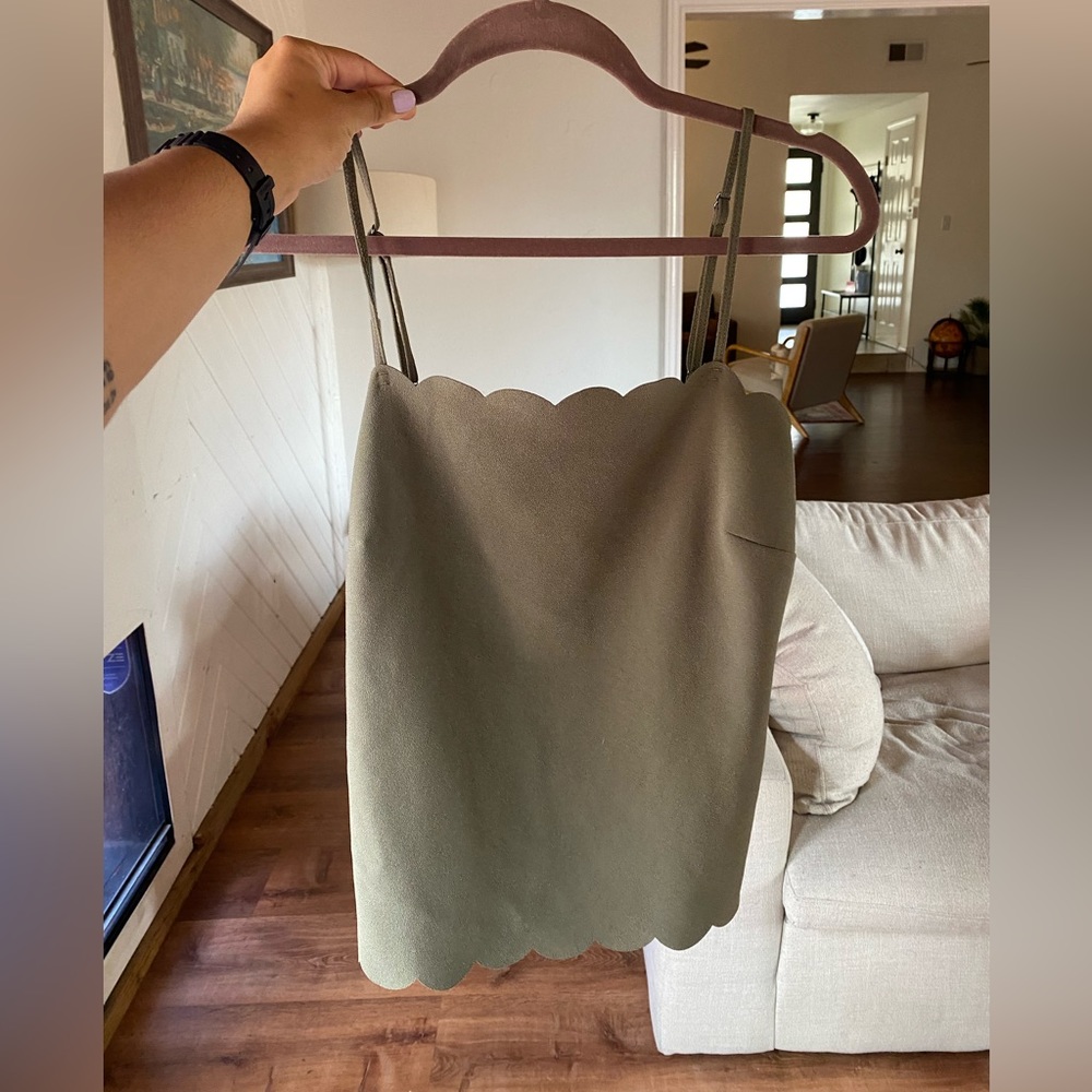 Scalloped tank Banana Republic